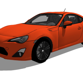 超精细汽车模型 丰田